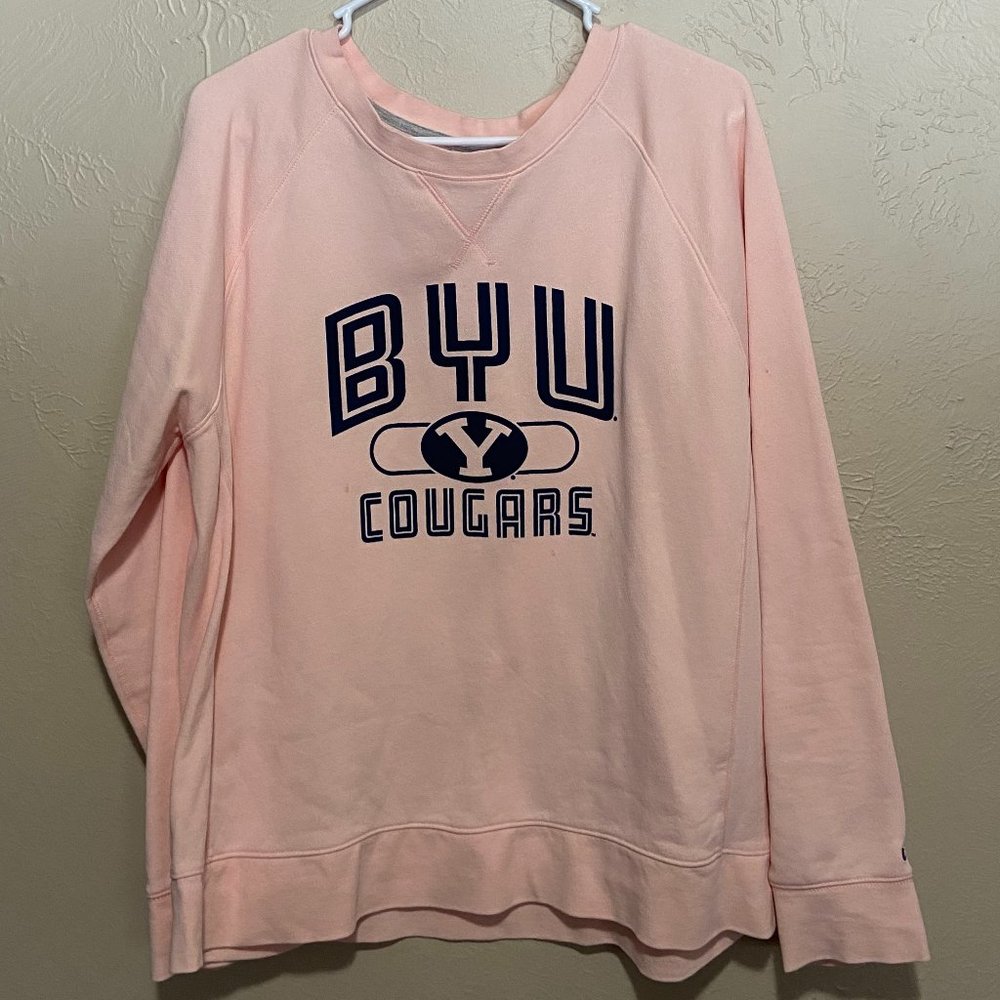 Pink Champion BYU Crewneck!